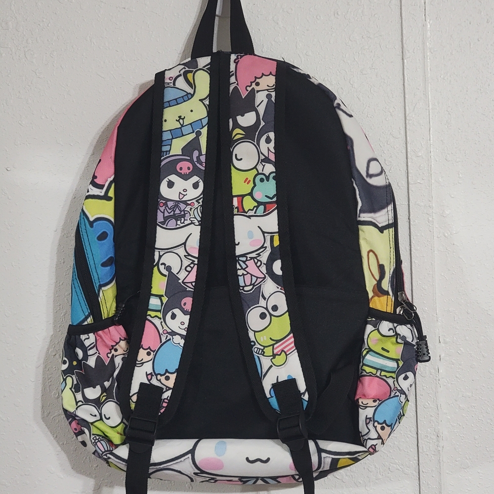 Hello Kitty and Friends Cartoon Printed ( 16"x11"x5") Backpack Adjustable Strap - Picture 2 of 5